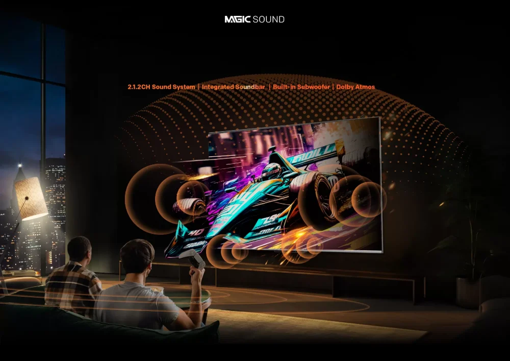 Tecnologia QLED Magic Sound