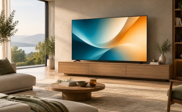 TV QD Mini LED 85 pollici: spazio, ingresso e montaggio in Italia